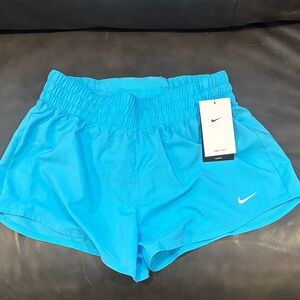 Nike Women’s One Dri-Fit Midrise 3” Brief Lined Shorts Sz S * NWT